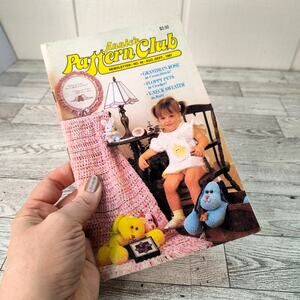 Annies‎ Pattern Club 1987 Vintage Crochet Craft Booklet Floppy Pets Afghan Doily